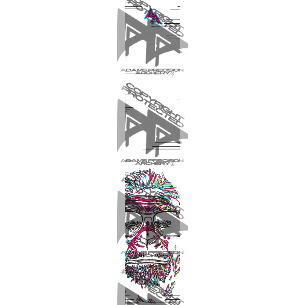 APA SKETCHING SERIES ARROW WRAPS - NEON GORILLA