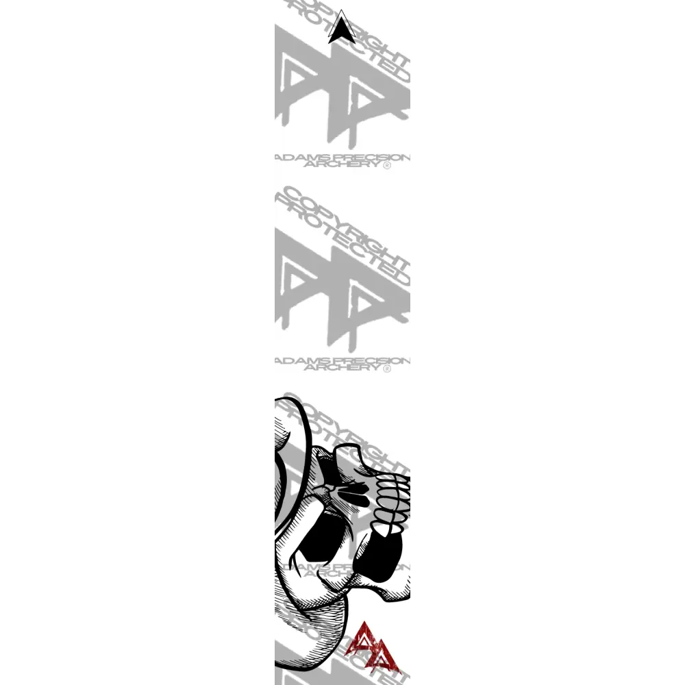 APA SKULLS ARROW WRAPS ONE WHITE