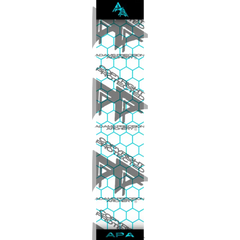 APA TEAL OUTLINE HEX SERIES ARROW WRAP MATTE (STANDARD) APA HEX SERIES