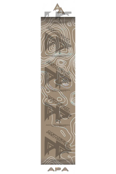 APA TOPO BOURBON INVERSE ARROW WRAP MATTE (STANDARD) / BANDED ARROW WRAPS