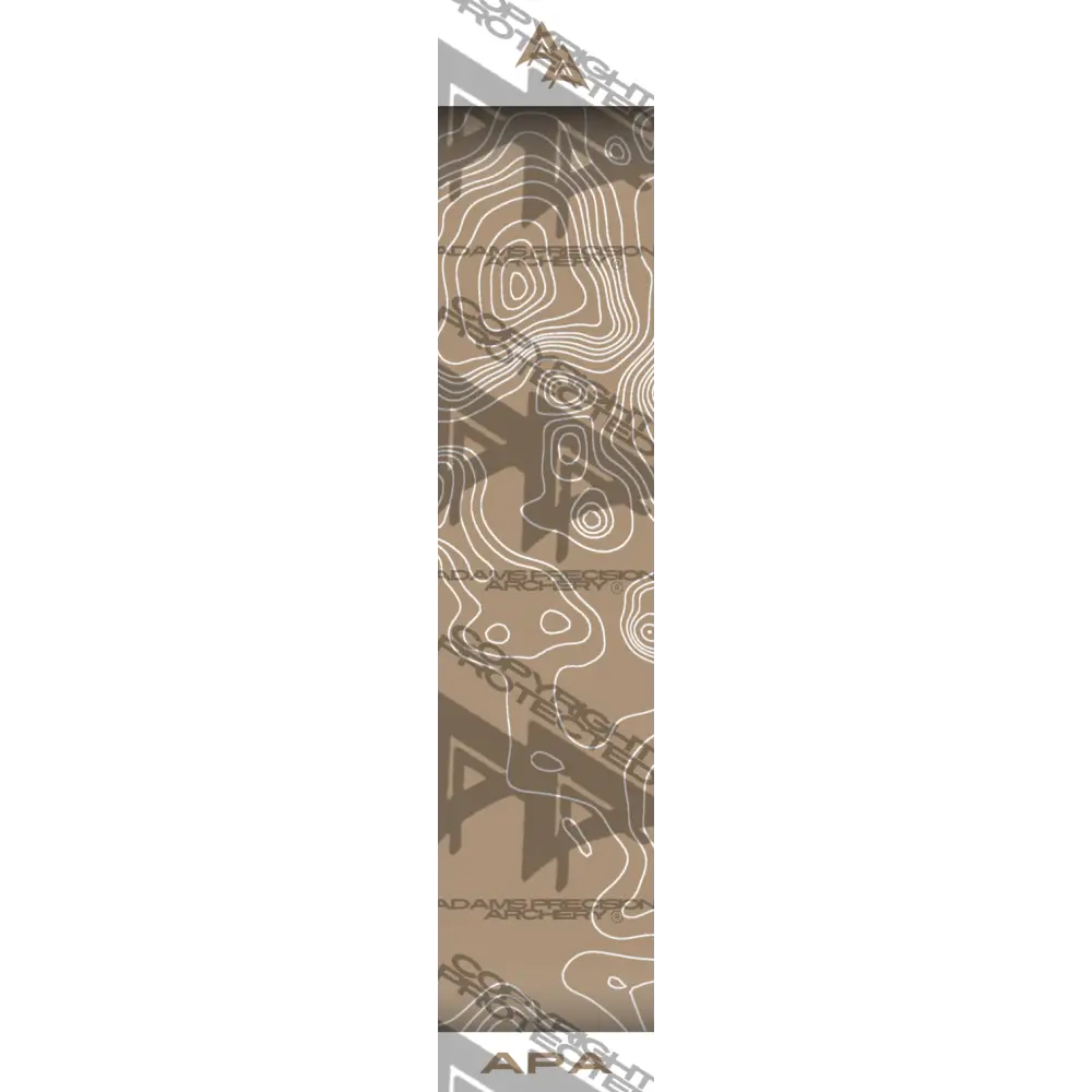 APA TOPO EARTH INVERSE ARROW WRAP MATTE (STANDARD) / BANDED ARROW WRAPS