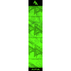 APA TOPO FLO GREEN ARROW WRAP FLUORESCENT / BANDED ARROW WRAPS