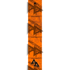 APA TOPO FLO ORANGE ARROW WRAP FLUORESCENT / TRADITIONAL ARROW WRAPS