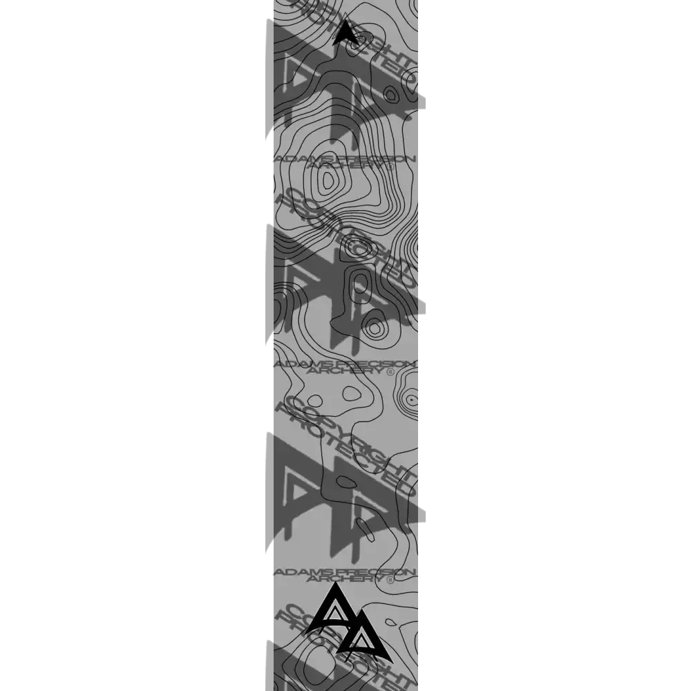 APA TOPO GREY ARROW WRAP MATTE (STANDARD) / TRADITIONAL ARROW WRAPS
