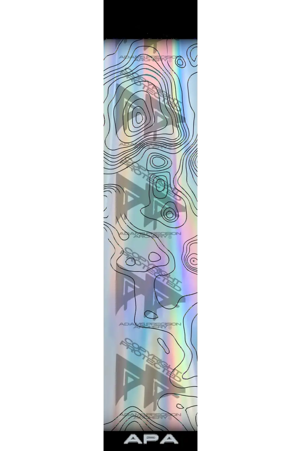 APA TOPO HOLOGRAPHIC ARROW WRAP  / TRADITIONAL ARROW WRAPS