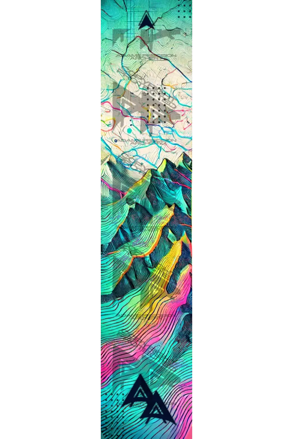 APA TOPO MOUNTAINS SERIES ARROW WRAPS | MAPS