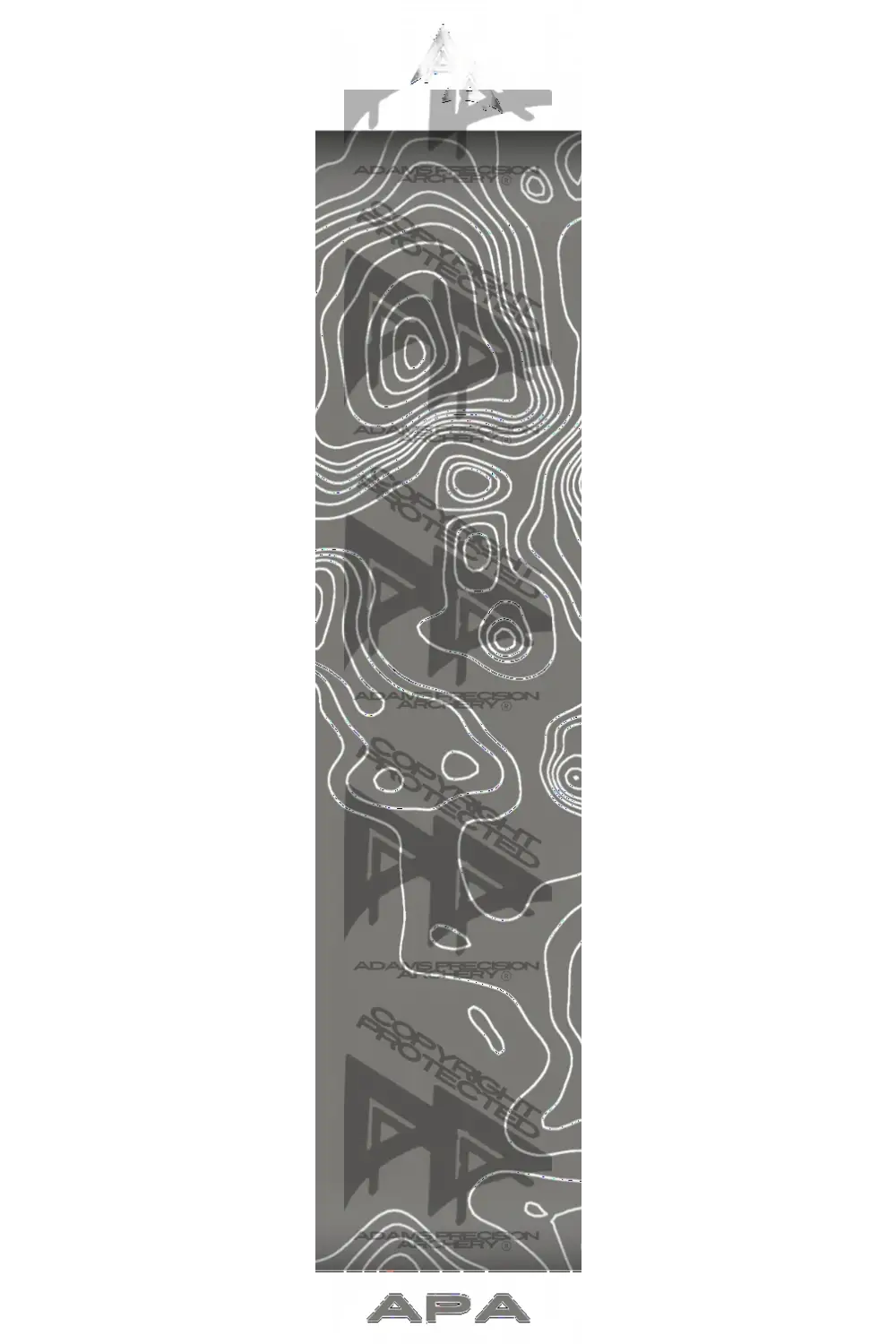 APA TOPO SHALE INVERSE ARROW WRAP MATTE (STANDARD) / BANDED ARROW WRAPS