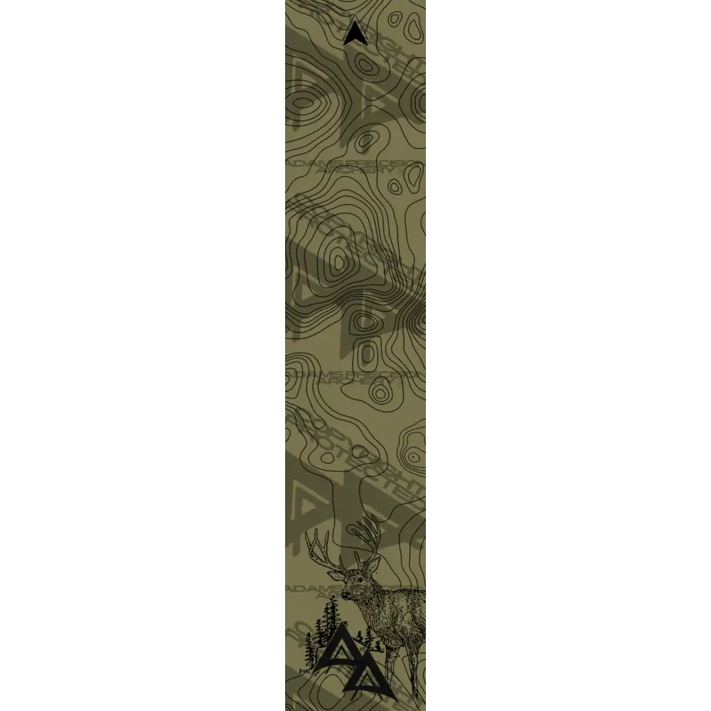 APA TOPO SKETCHING SERIES ARROW WRAPS - WHITETAIL