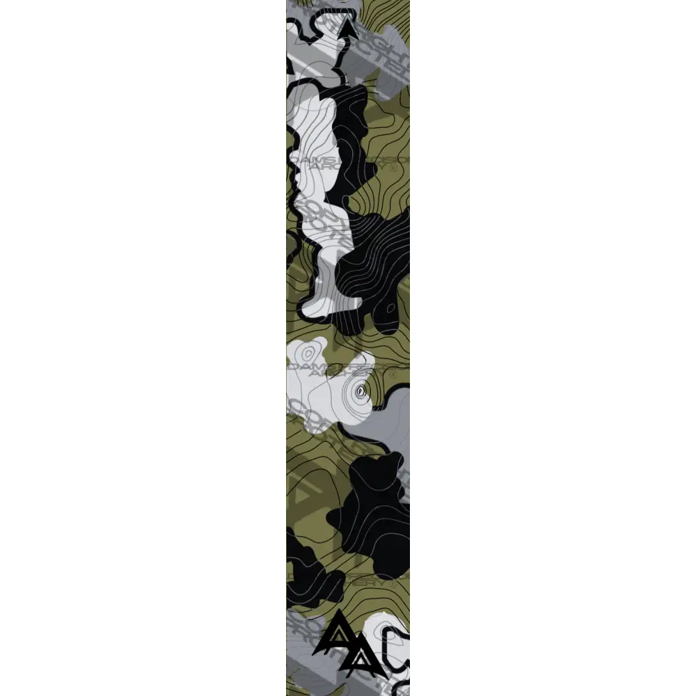 APA TOXIC TOPO CAMO SERIES ARROW WRAPS - OD/BLACK