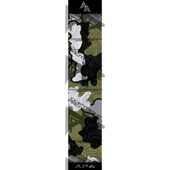 APA TOXIC TOPO CAMO SERIES ARROW WRAPS - OD/BLACK