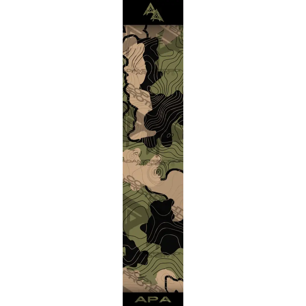 APA TOXIC TOPO CAMO SERIES ARROW WRAPS - OD/SAND