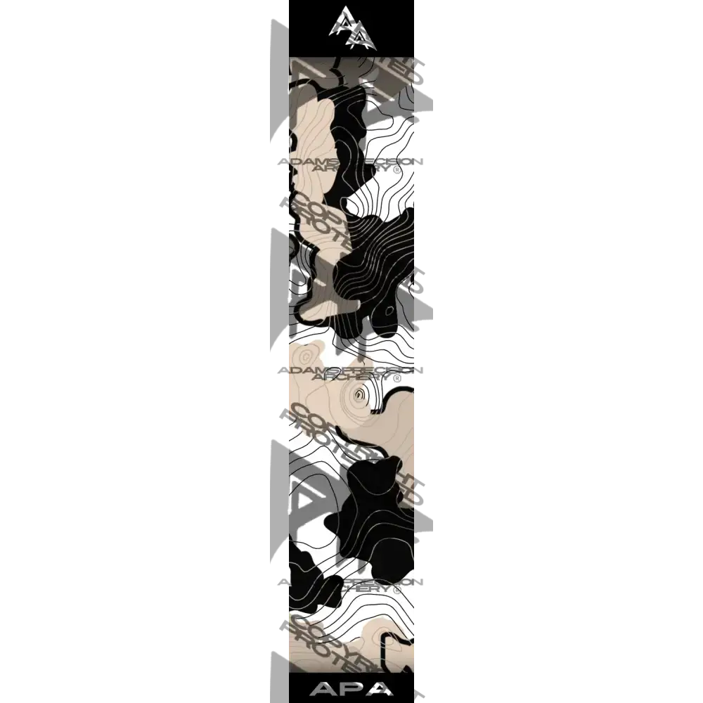 APA TOXIC TOPO SERIES ARROW WRAPS - WHITE/SAND MATTE (STANDARD)