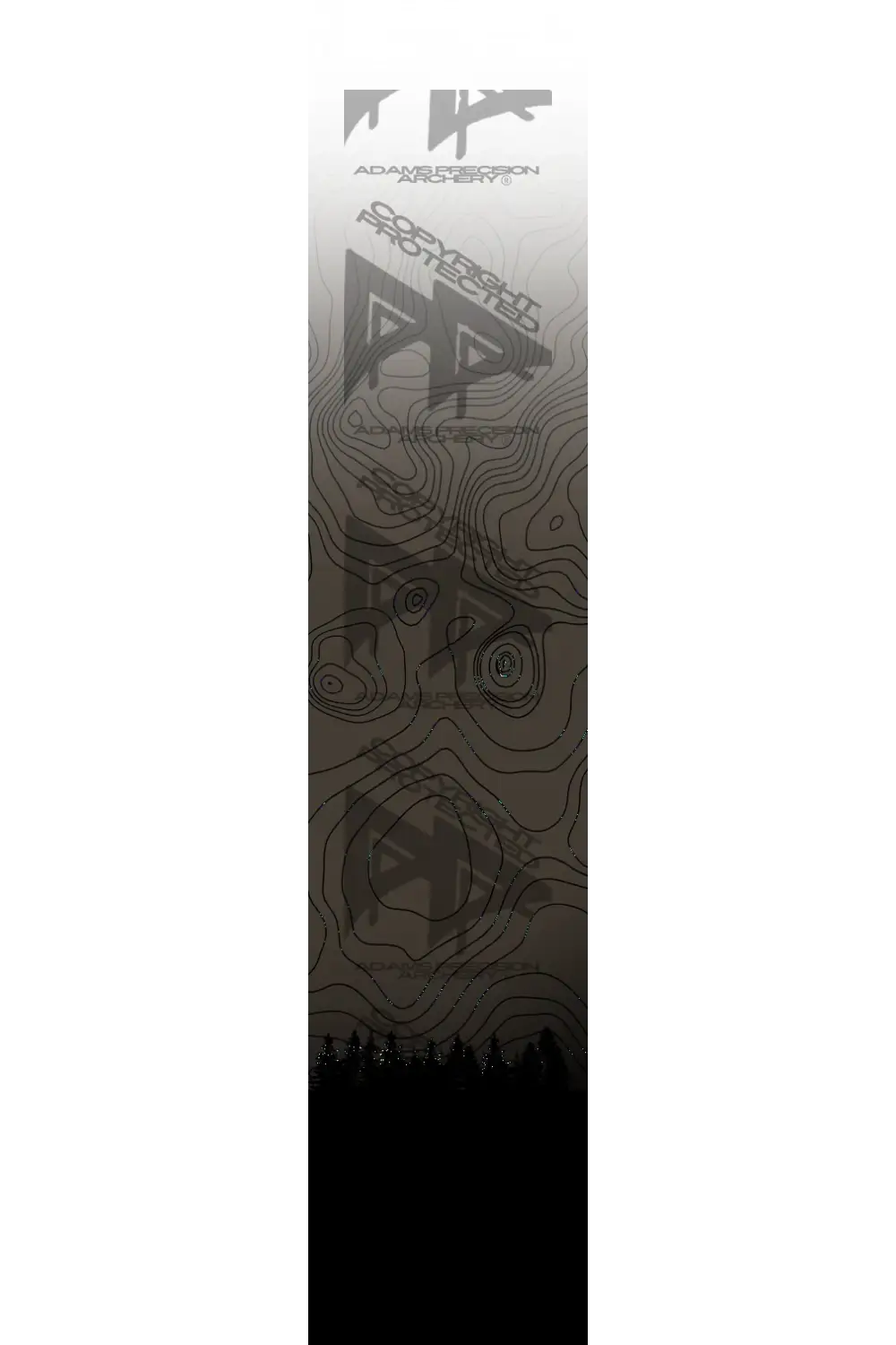 APA TREELINE TOPO SERIES ARROW WRAPS - WHITETAIL KODIAK