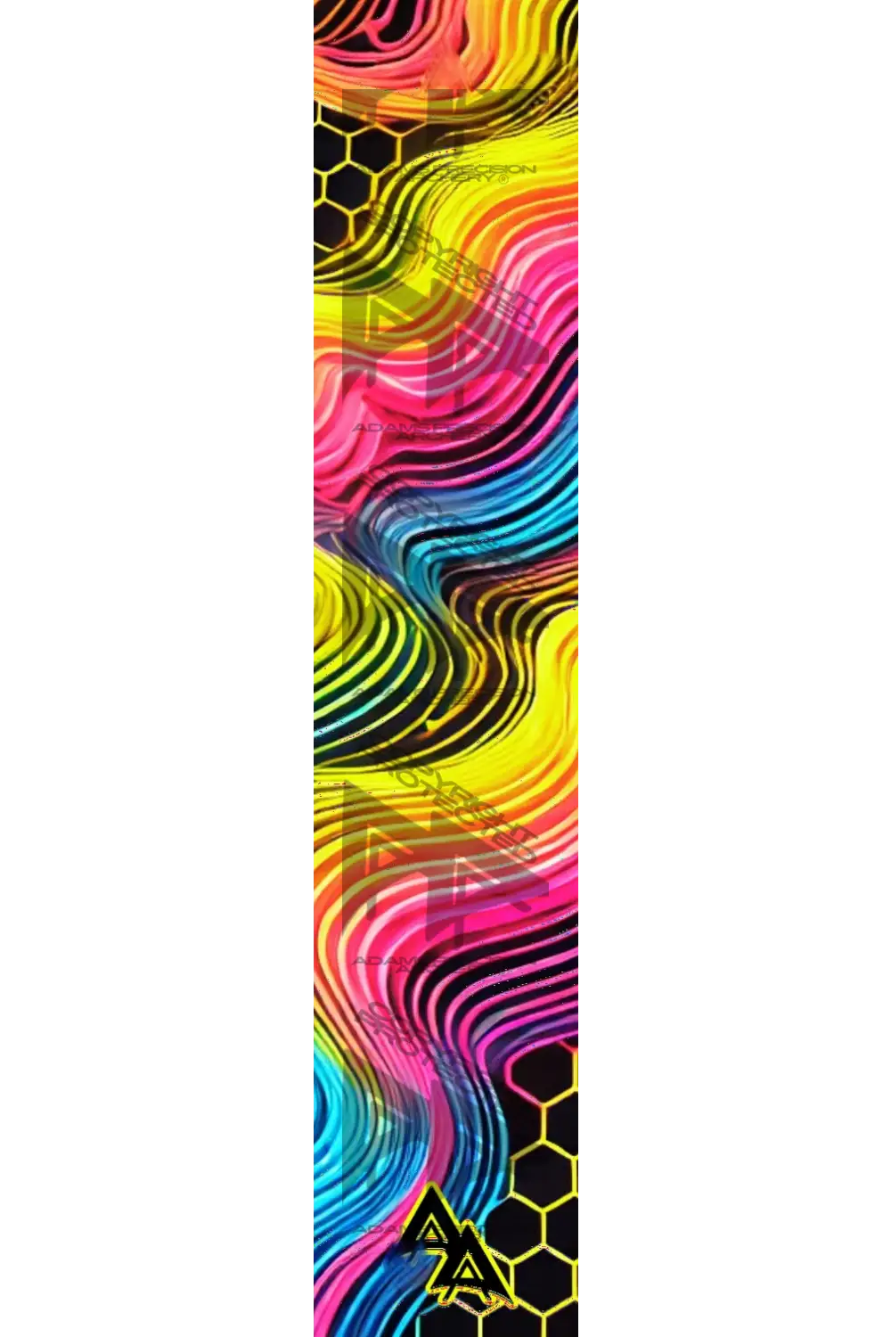 APA WAVE SERIES ARROW WRAPS - YELLOW