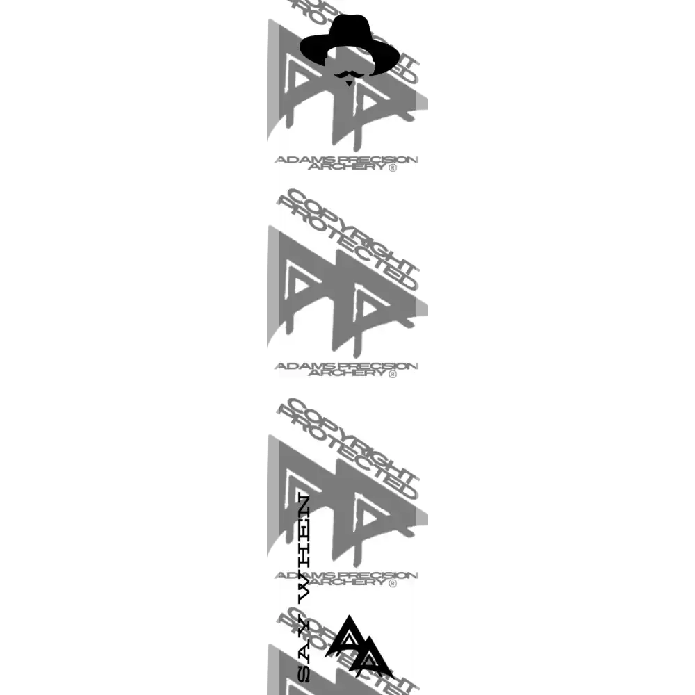 APA WESTERN SERIES ARROW WRAPS - DOC ’SAY WHEN’ MATTE (STANDARD)