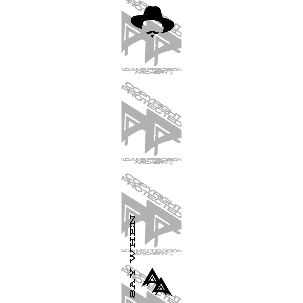 APA WESTERN SERIES ARROW WRAPS - DOC ’SAY WHEN’ MATTE (STANDARD)