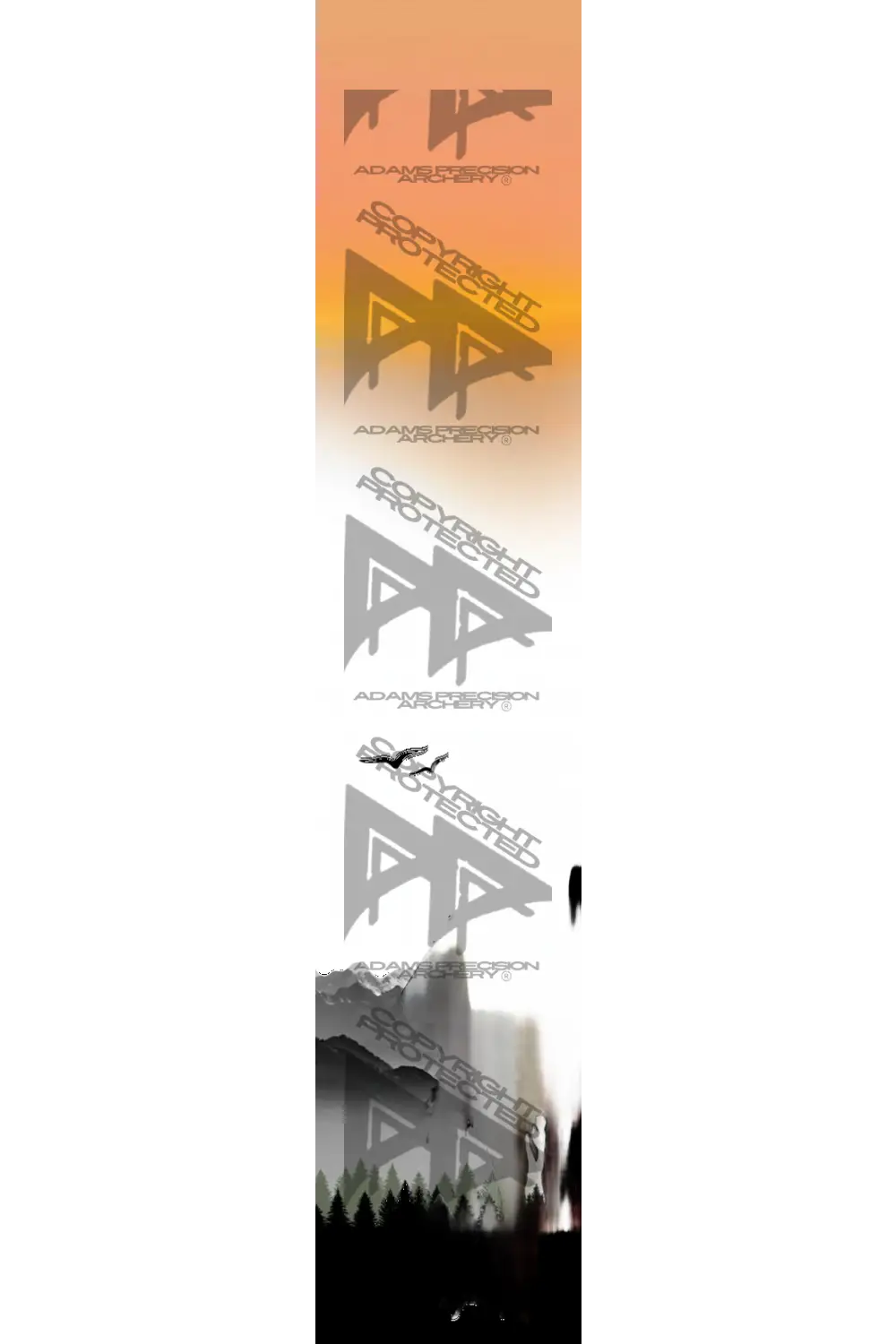 APA WESTERN SERIES ARROW WRAPS - SUNSET