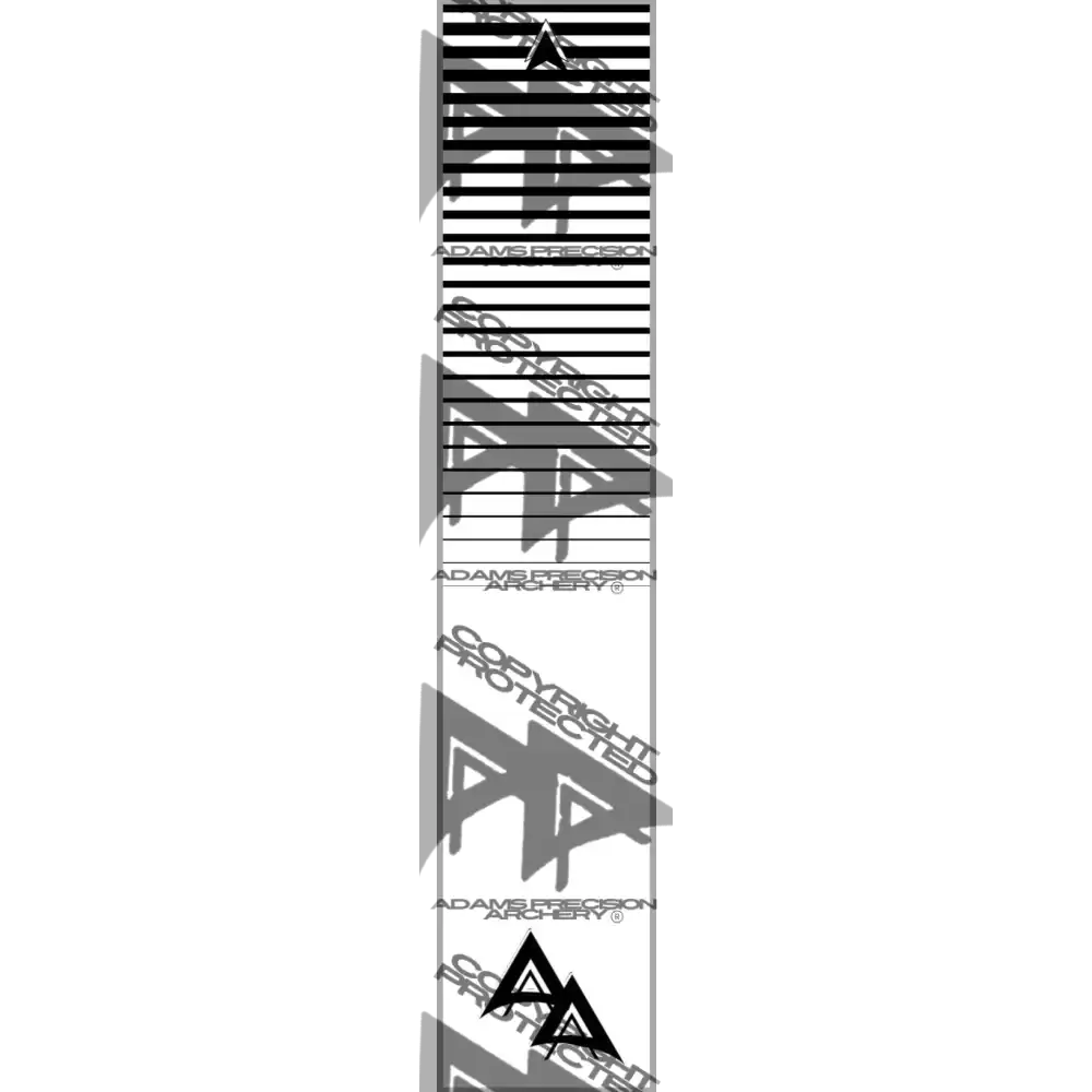 APA WHITE HORIZON LIGHT FALL SERIES ARROW WRAP MATTE (STANDARD) ARROW WRAPS