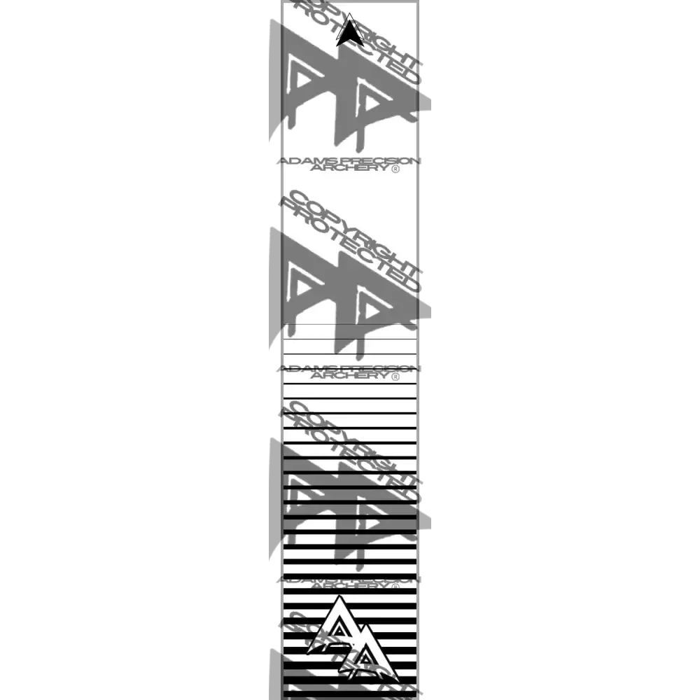 APA WHITE HORIZON RISING LIGHT SERIES ARROW WRAP MATTE (STANDARD) ARROW WRAPS