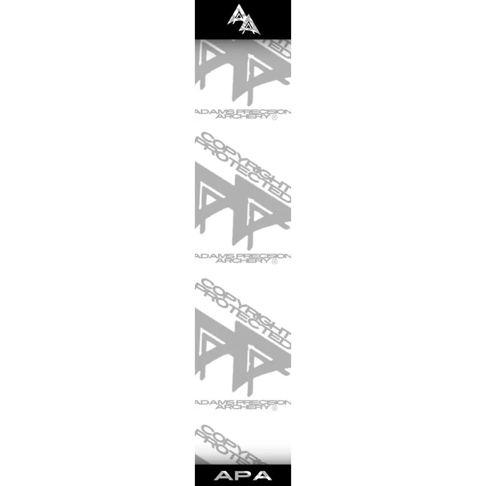 APA WHITE SIGNATURE SERIES ARROW WRAP MATTE (STANDARD) APA SIGNATURE SERIES