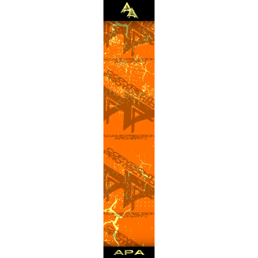 APA YELLOW SHATTERED SERIES ARROW WRAP ORANGE