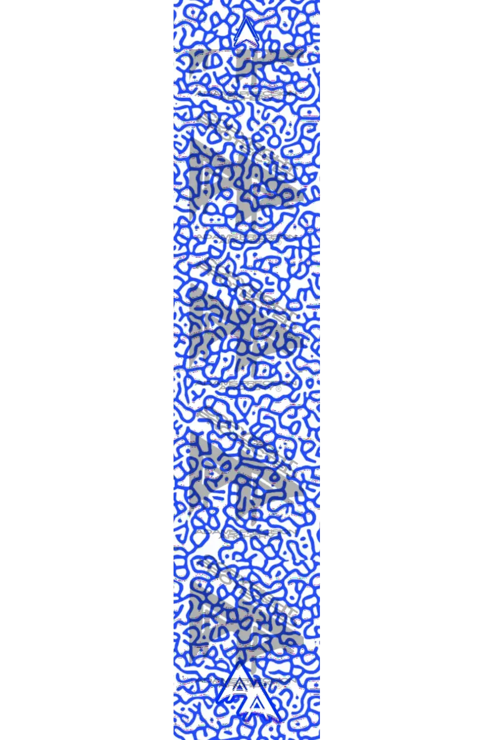 BRAIN TOPO SERIES ARROW WRAPS - BLUE