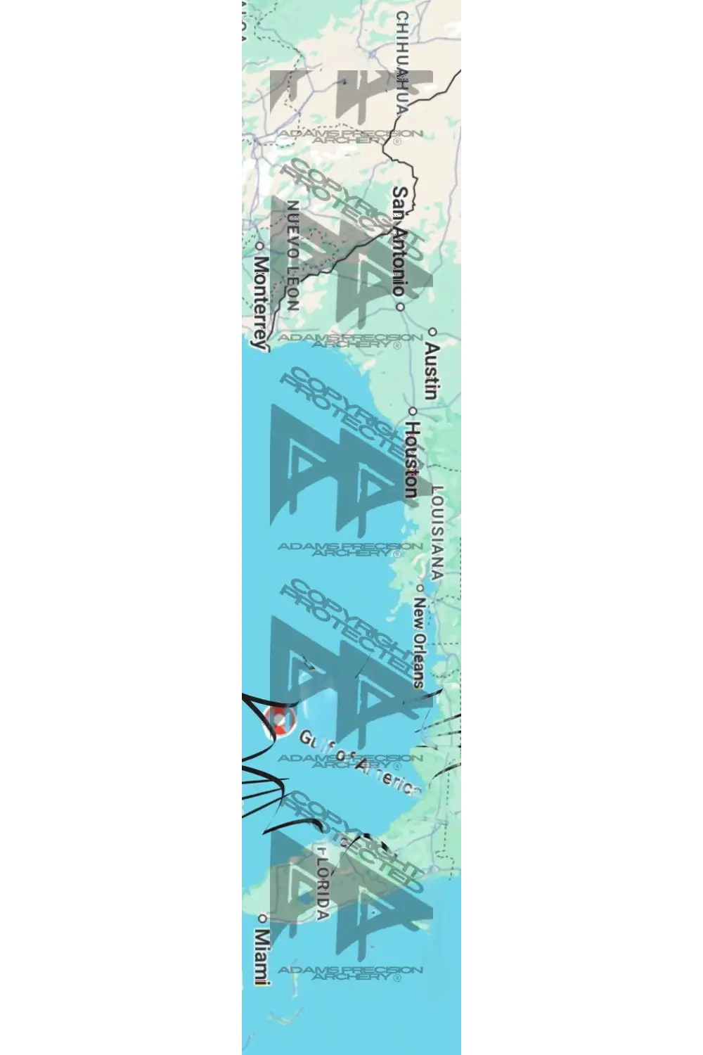 GULF OF AMERICA WRAPS ARROW WRAPS