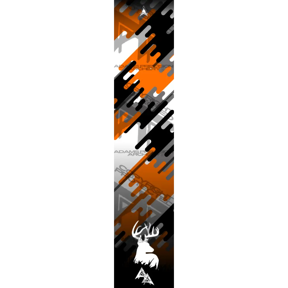 JIGSAW CAMO WHITETAIL ORANGE SIZE: 1’’X5’’ OVERSTOCK