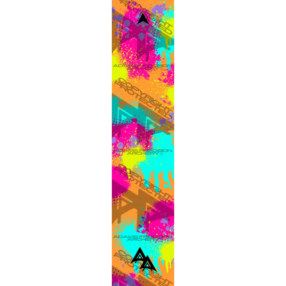 PAINT SPLATTER ORANGE SIZE: 1’’ X 5’’ OVERSTOCK