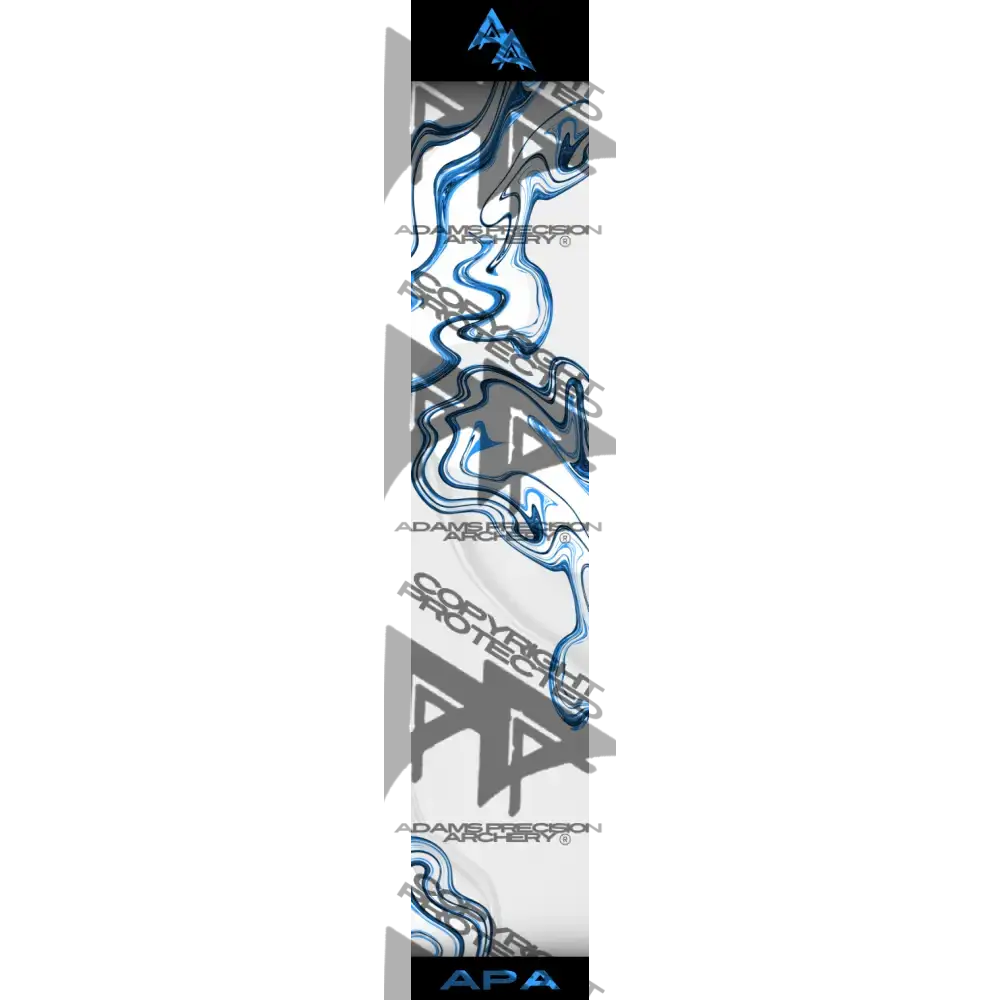 SMOKE TOPO SERIES ARROW WRAPS - LIGHT BLUE MATTE (STANDARD)