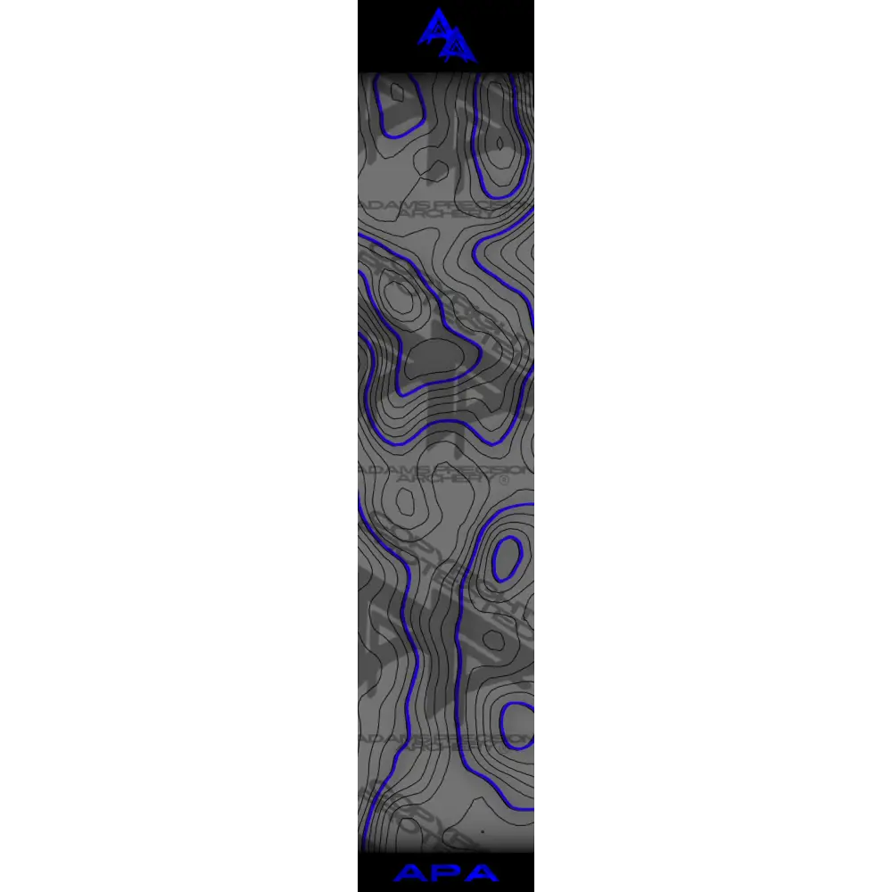 TOPO 2.0 SERIES ARROW WRAPS - GREY | BLUE MATTE (STANDARD)