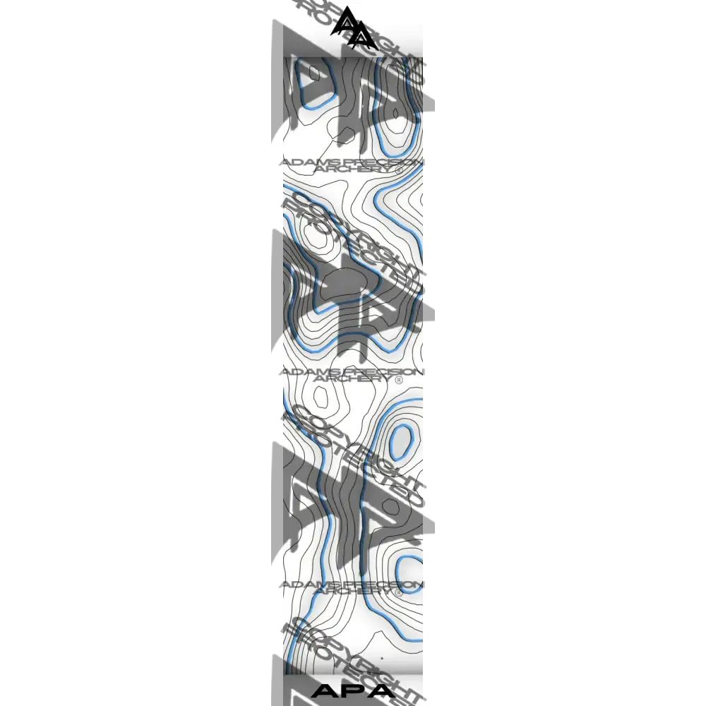 TOPO 2.0 SERIES ARROW WRAPS - WHITE | LIGHT BLUE MATTE (STANDARD)