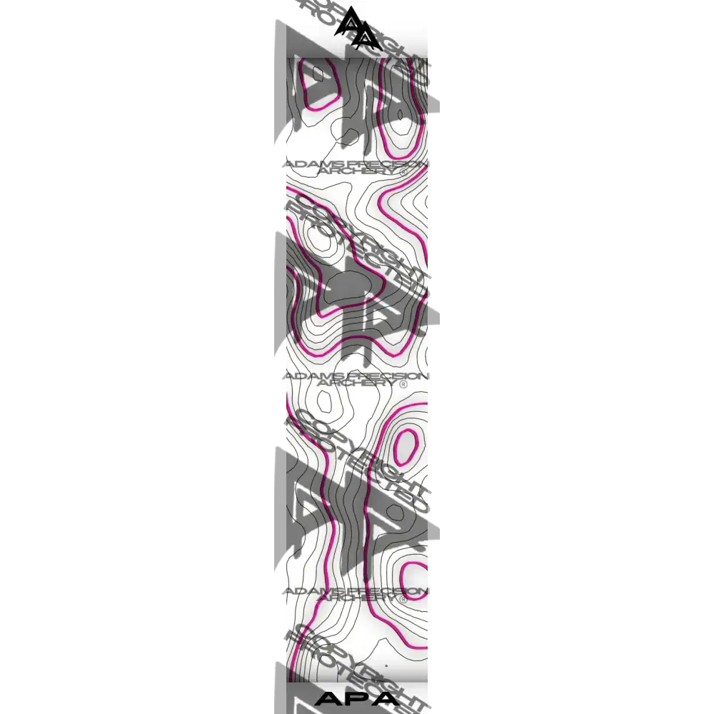 TOPO 2.0 SERIES ARROW WRAPS - WHITE | PINK MATTE (STANDARD)