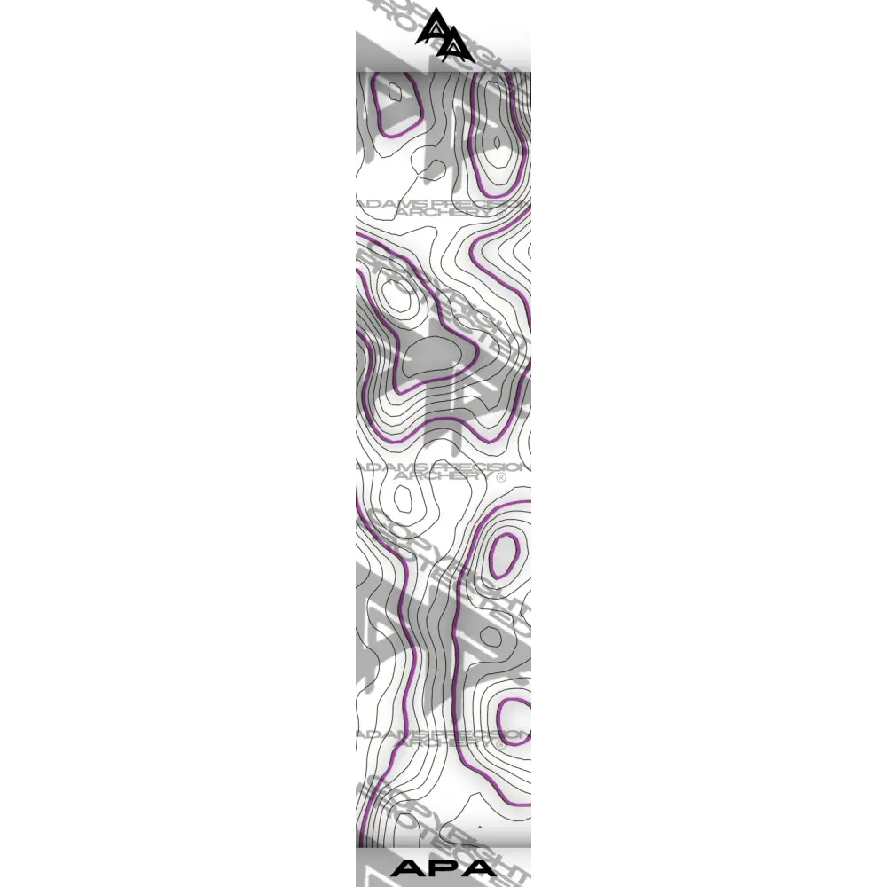 TOPO 2.0 SERIES ARROW WRAPS - WHITE | PURPLE MATTE (STANDARD)