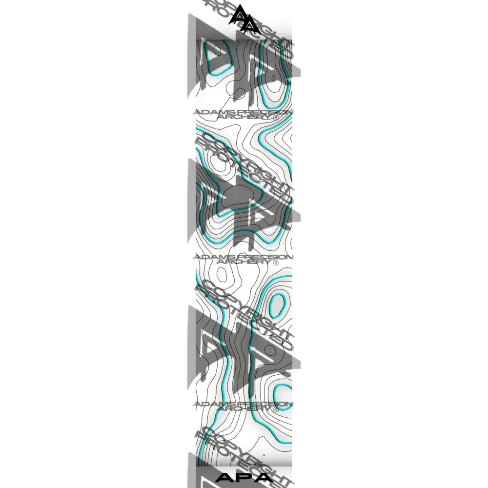 TOPO 2.0 SERIES ARROW WRAPS - WHITE | TEAL MATTE (STANDARD)