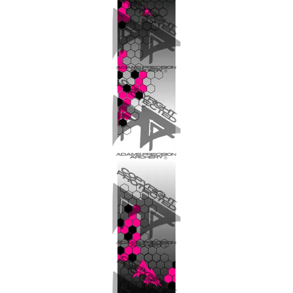 VANISHING HEX 2.0 SERIES ARROW WRAPS - WHITE | PINK MATTE (STANDARD)