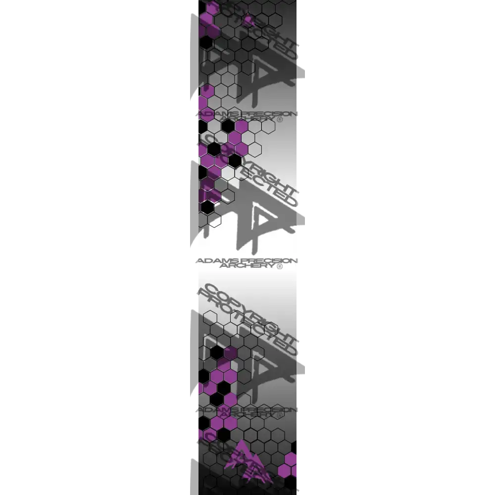 VANISHING HEX 2.0 SERIES ARROW WRAPS - WHITE | PURPLE MATTE (STANDARD)