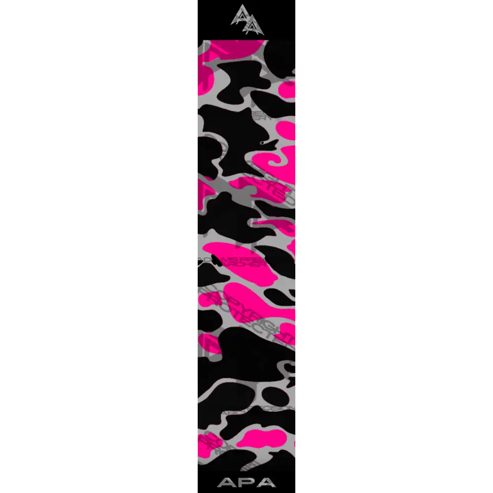 VINTAGE DUCK CAMO SERIES ARROW WRAPS - BLACK/PINK MATTE (STANDARD)