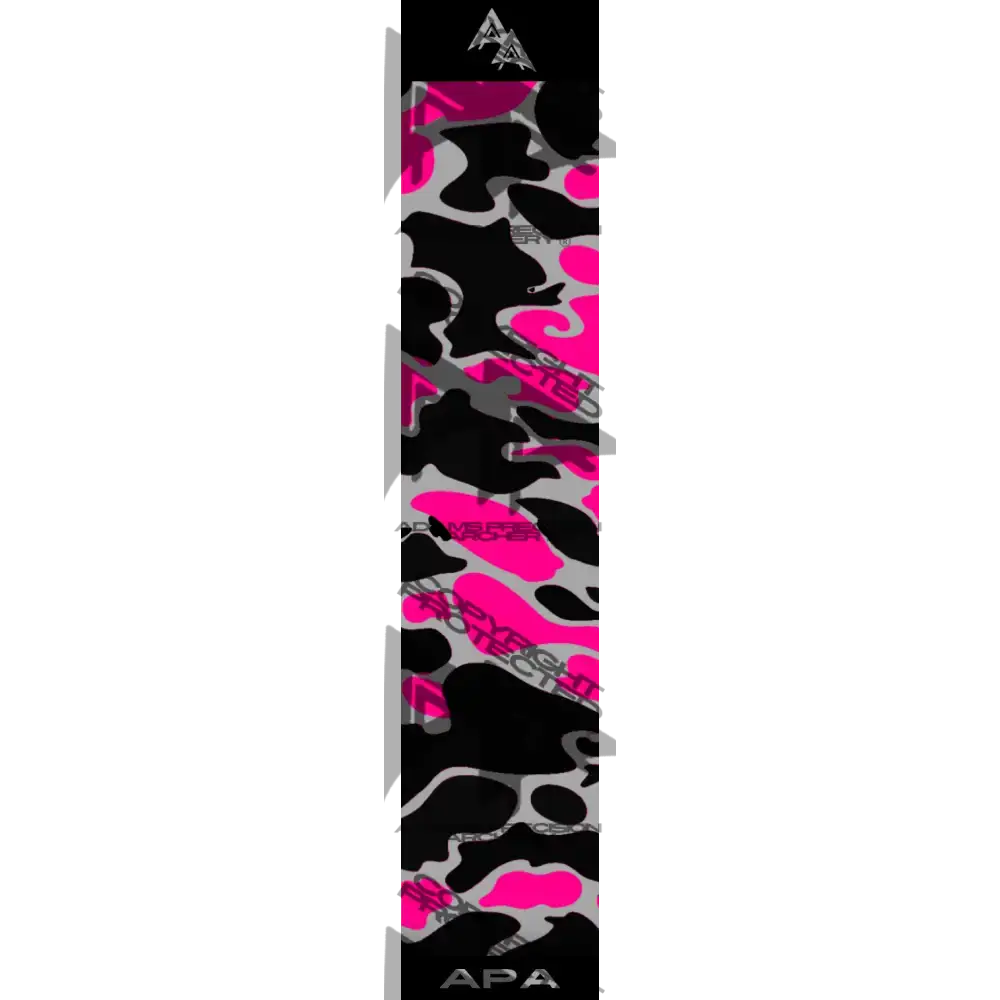 VINTAGE DUCK CAMO SERIES ARROW WRAPS - BLACK/PINK MATTE (STANDARD)