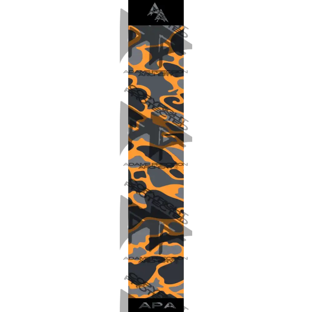 VINTAGE DUCK CAMO SERIES ARROW WRAPS - GREY/ORANGE MATTE (STANDARD)