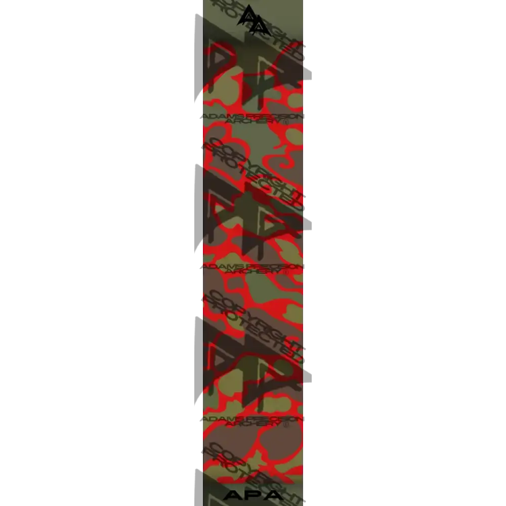 VINTAGE DUCK CAMO SERIES ARROW WRAPS - TRADITIONAL/RED MATTE (STANDARD)