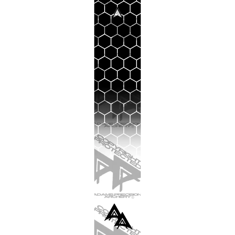 GHOST WHITE HEX FADE BLACK SIZE: 1.00’’ X 5’’ OVERSTOCK